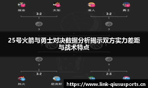 25号火箭与勇士对决数据分析揭示双方实力差距与战术特点